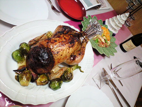 クリスマスイブの食事